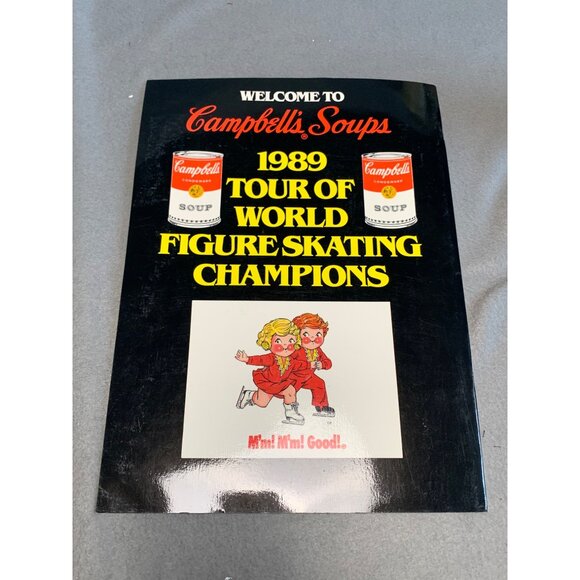 1989 Tour Of World Figure Skating Champions Program Book Campbells Soup - Picture 3 of 7